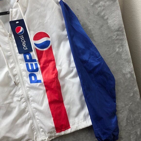 Pepsi Windbreaker‎ Jacket Small NWT Unisex - Picture 3 of 15